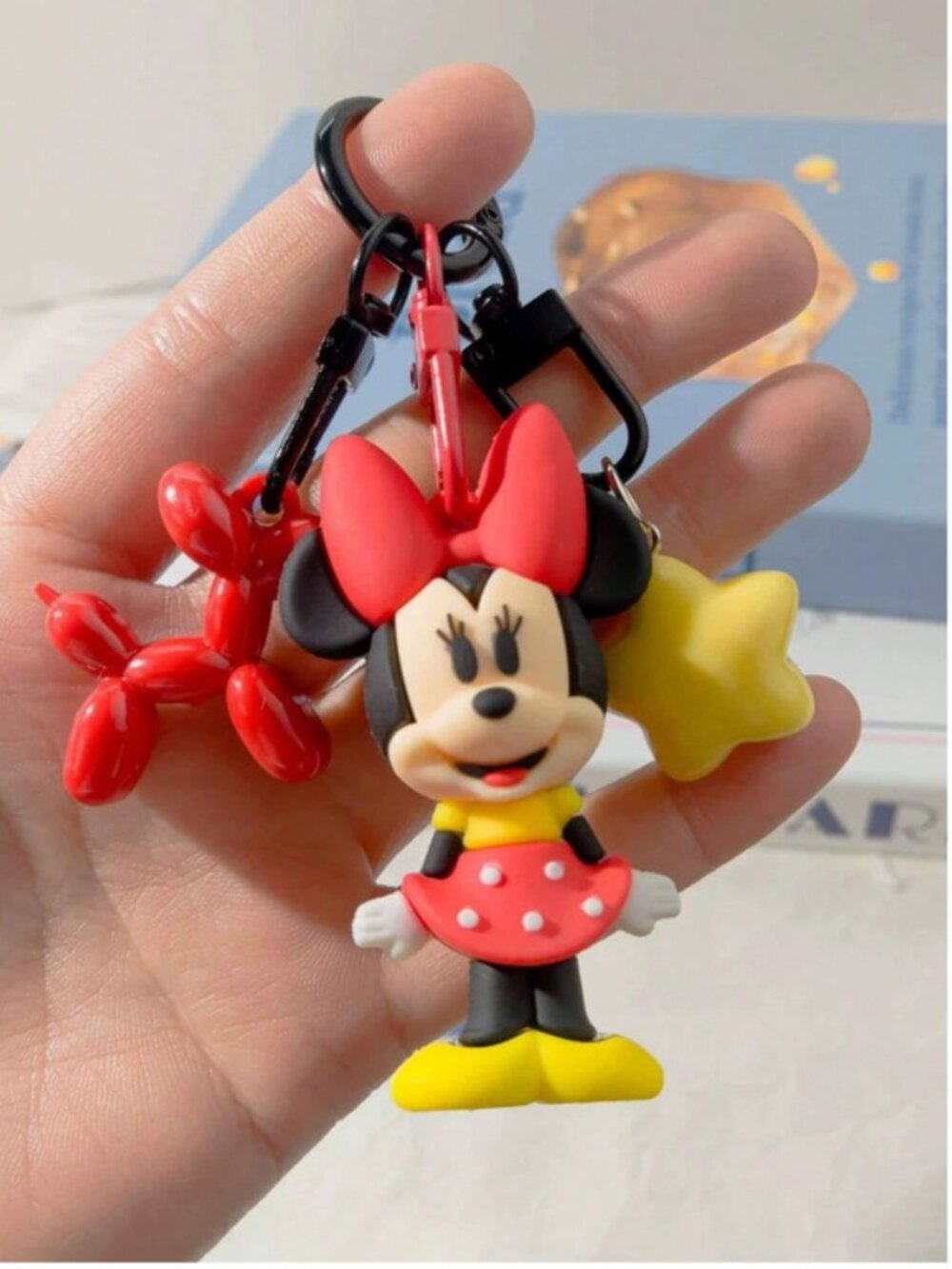 DISNEY Minnie Mouse Keychain Purse Bag Charm (BRAND-NEW & SO CUTE!)